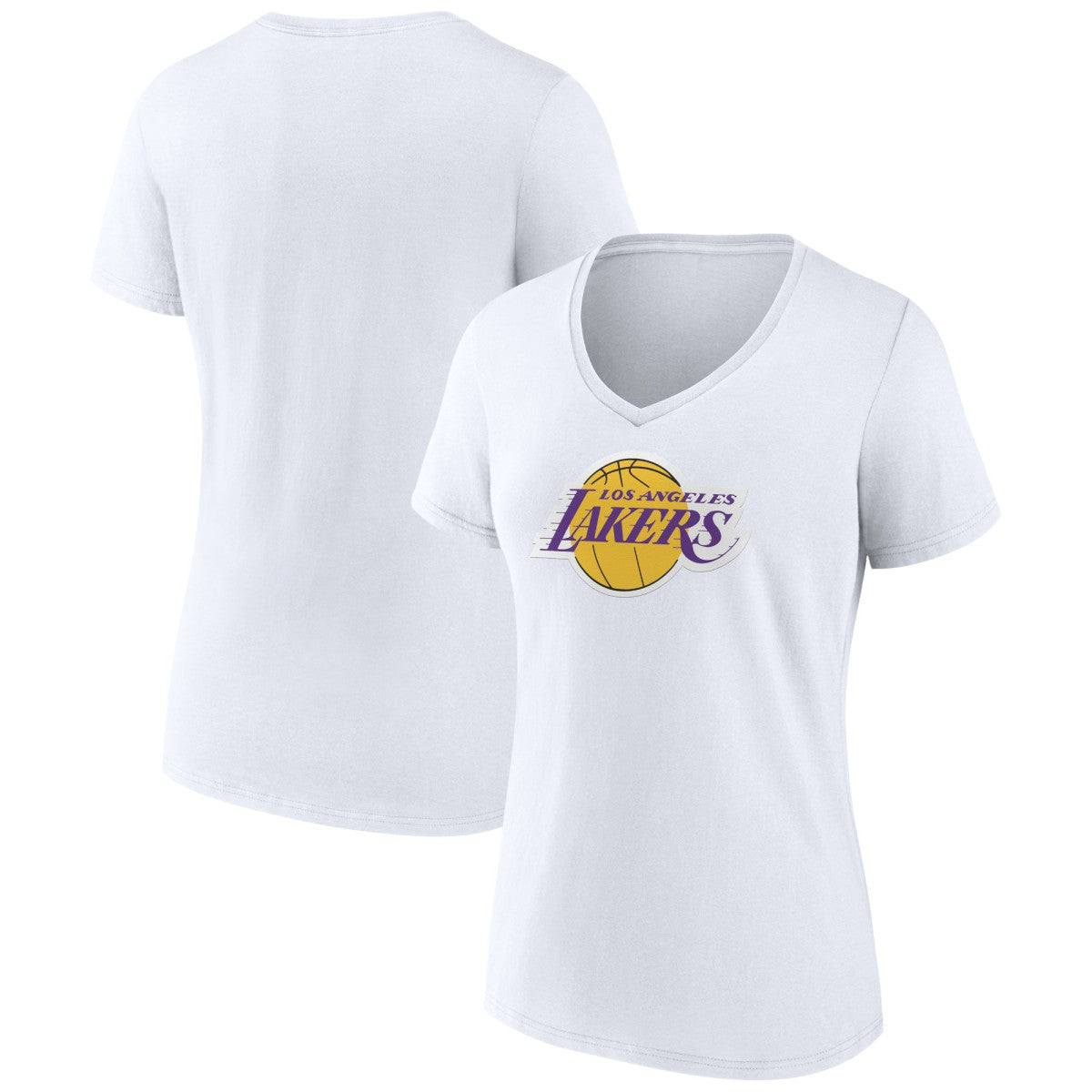 Los Angeles Lakers Women's Alternate Logo V-Neck T-Shirt Online