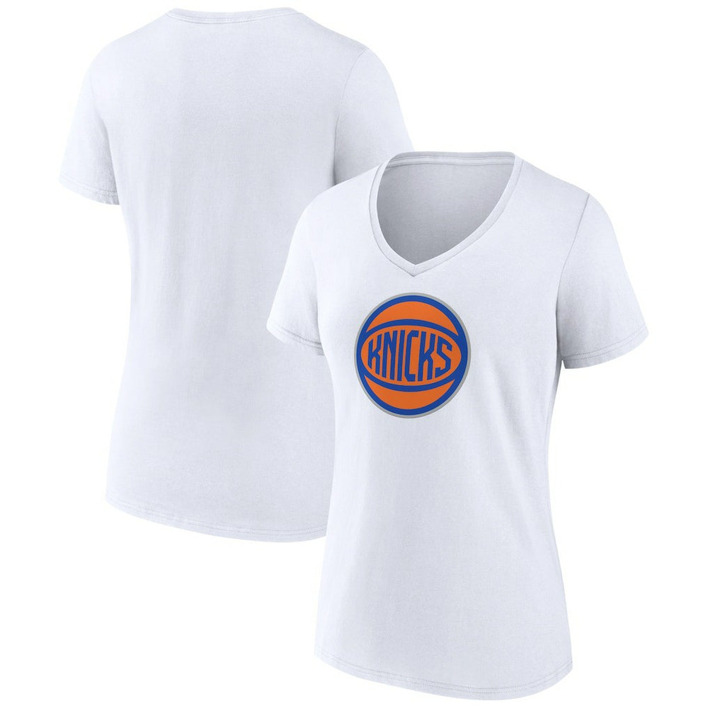 New York Knicks Women's Alternate Logo V-Neck T-Shirt Discount