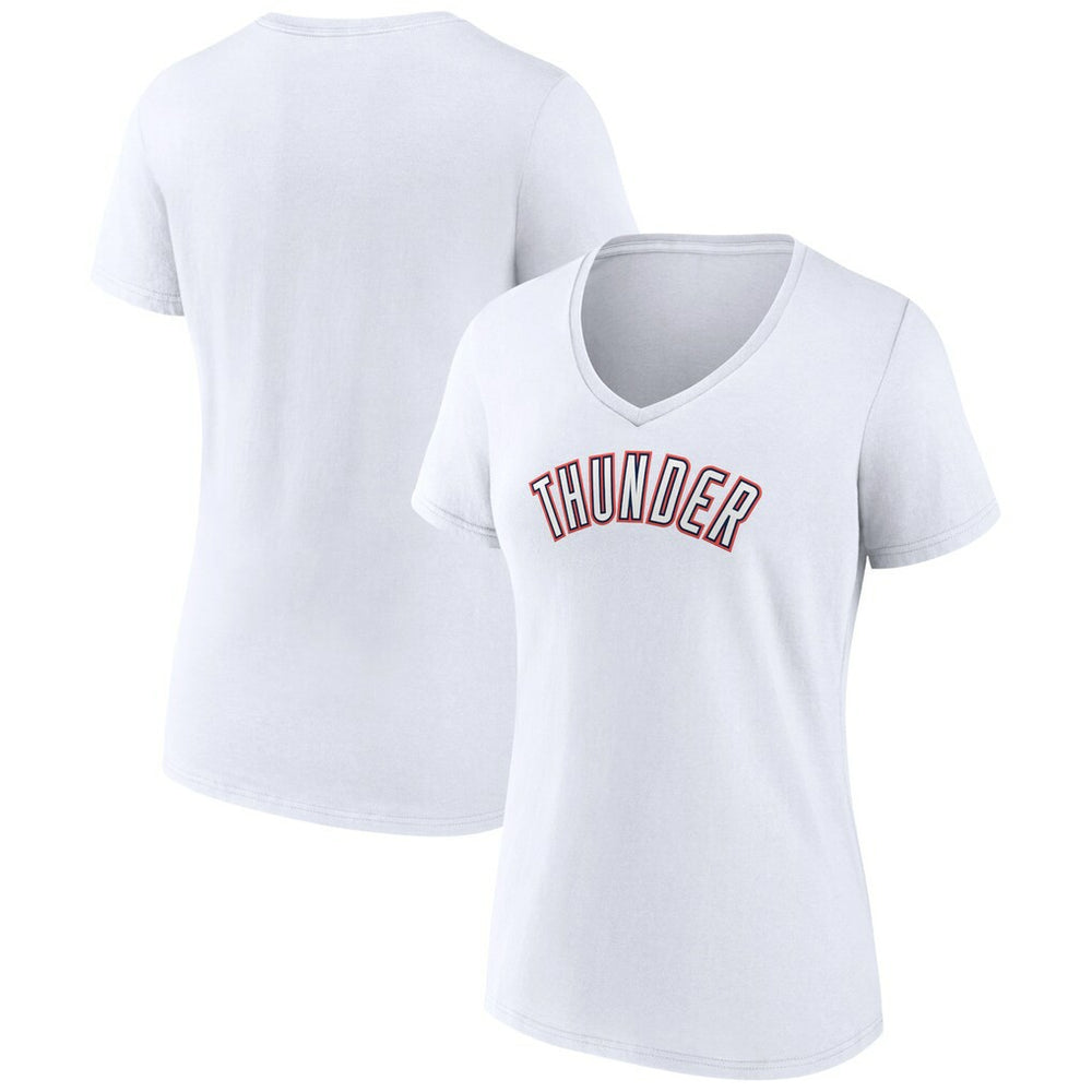 Oklahoma City Thunder Women's Alternate Logo V-Neck T-Shirt Online
