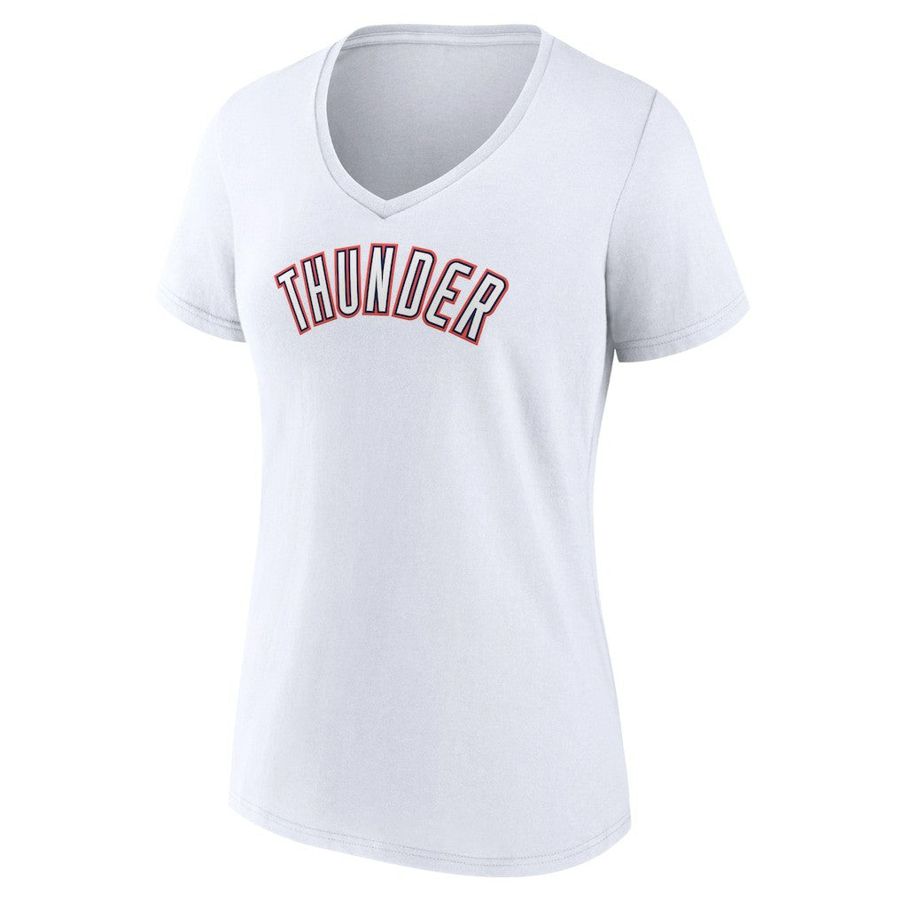 Oklahoma City Thunder Women's Alternate Logo V-Neck T-Shirt Online
