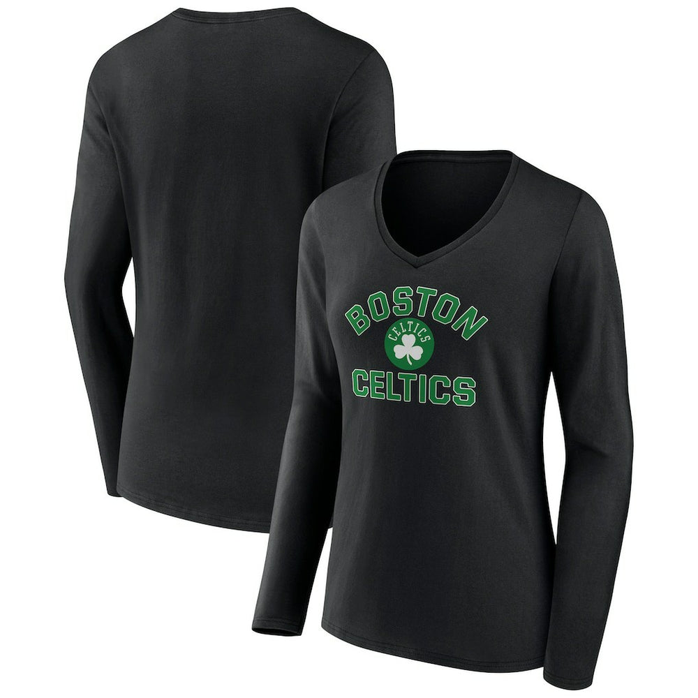 Boston Celtics Women's Overtime V-Neck Long Sleeve T-Shirt Outlet