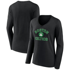 Boston Celtics Women's Overtime V-Neck Long Sleeve T-Shirt Outlet