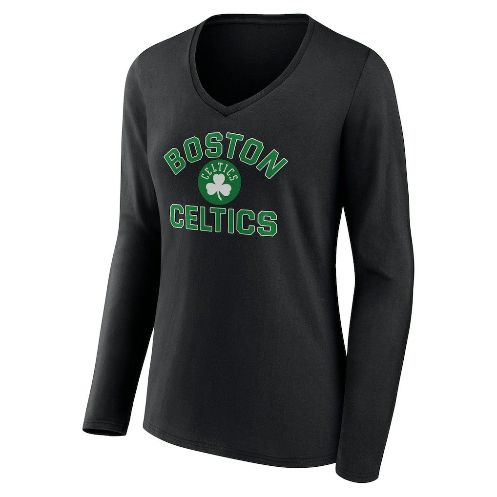 Boston Celtics Women's Overtime V-Neck Long Sleeve T-Shirt Outlet