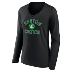 Boston Celtics Women's Overtime V-Neck Long Sleeve T-Shirt Outlet