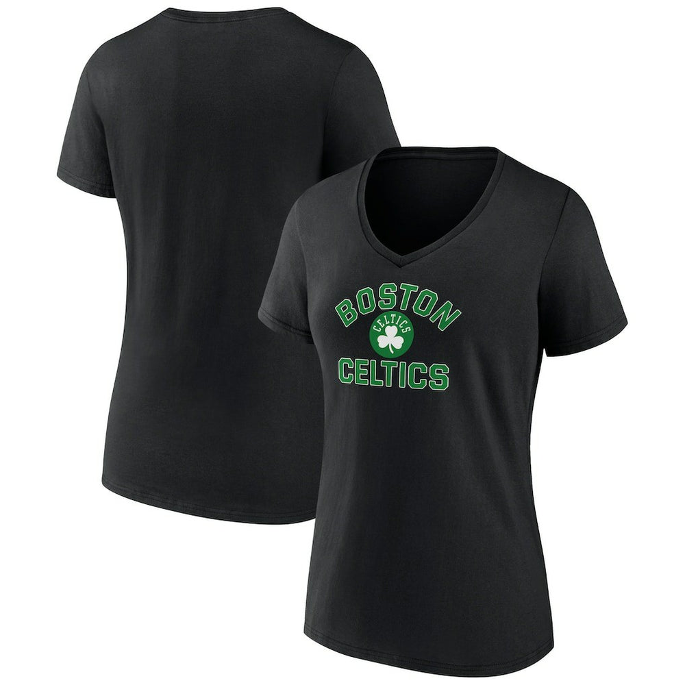 Boston Celtics Women's Overtime V-Neck T-Shirt New
