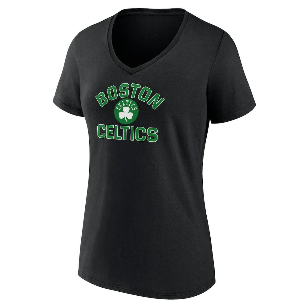 Boston Celtics Women's Overtime V-Neck T-Shirt New