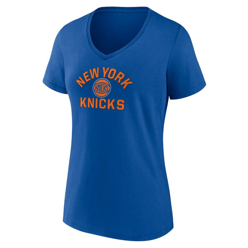 New York Knicks Women's Overtime V-Neck T-Shirt For Sale