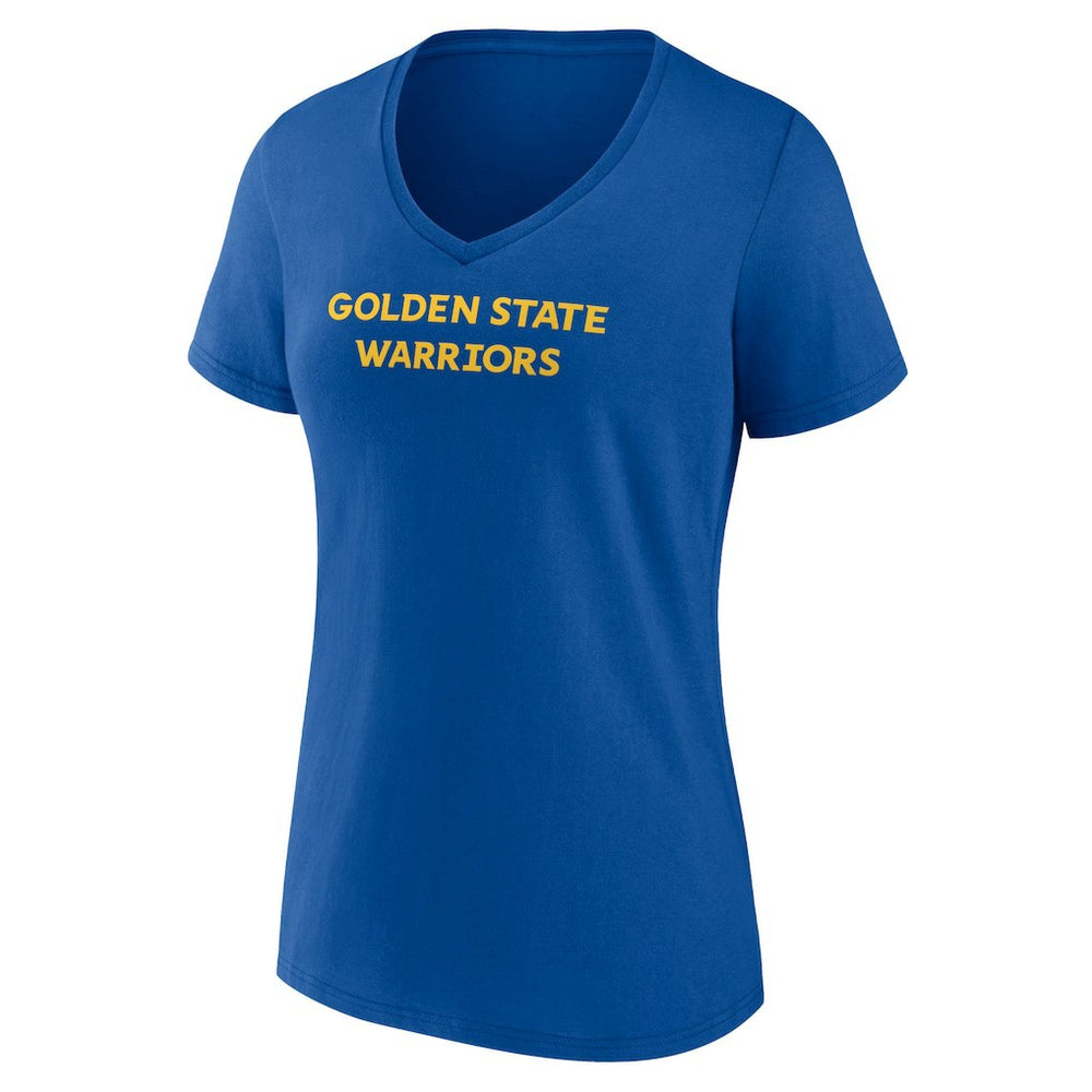 Golden State Warriors Women's Wordmark Team V-Neck T-Shirt sale On Sale