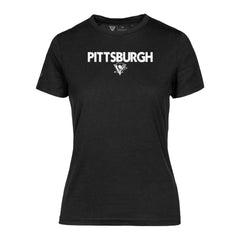 Pittsburgh Penguins Levelwear Women's Maddox City Capsule T-Shirt For Sale