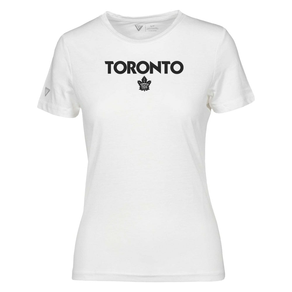 Toronto Maple Leafs Levelwear Women's Maddox City Capsule T-Shirt On Sale