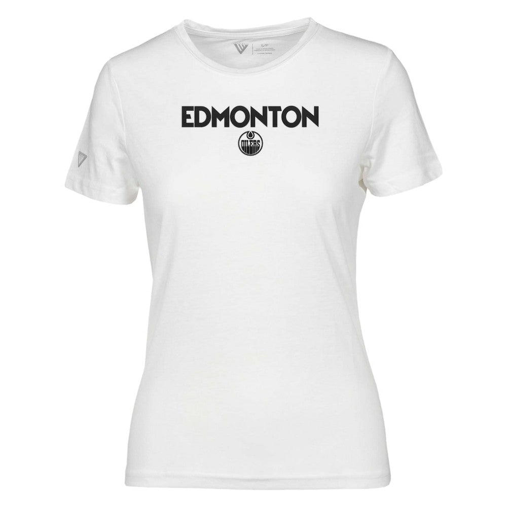 Edmonton Oilers Levelwear Women's Maddox City Capsule T-Shirt For Sale