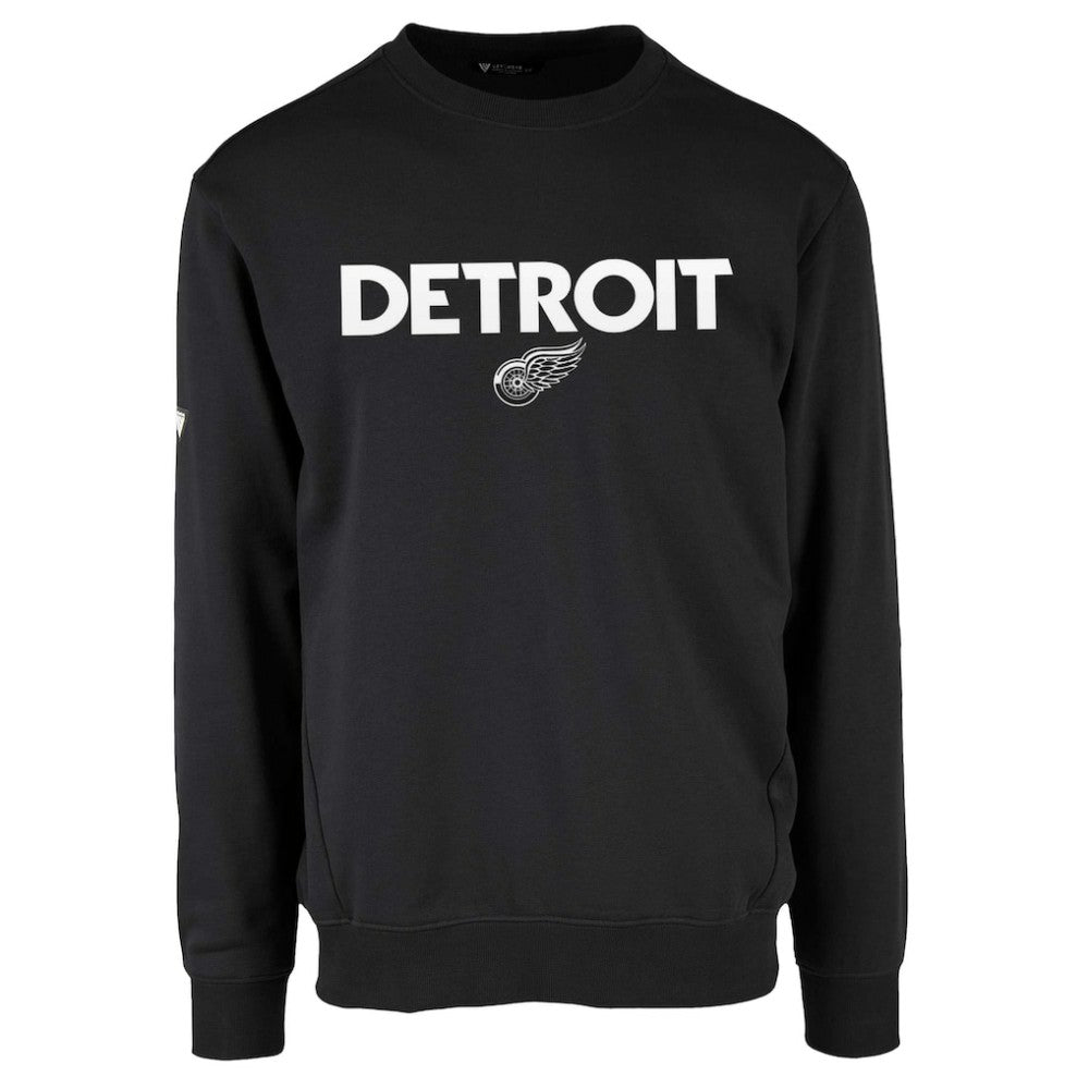 Detroit Red Wings Levelwear Zane City Capsule Pullover Sweatshirt On Sale