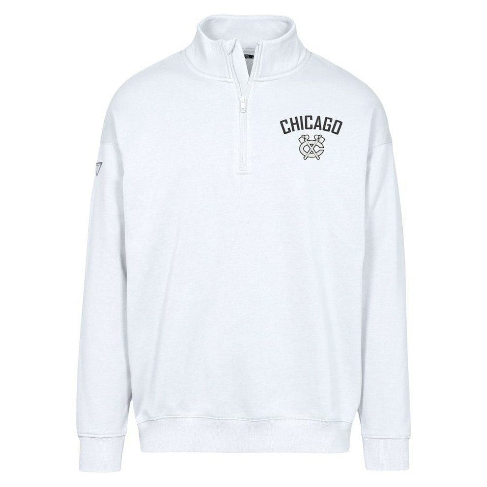 Chicago Blackhawks Levelwear Murray City Capsule Quarter-Zip Sweatshirt On Sale