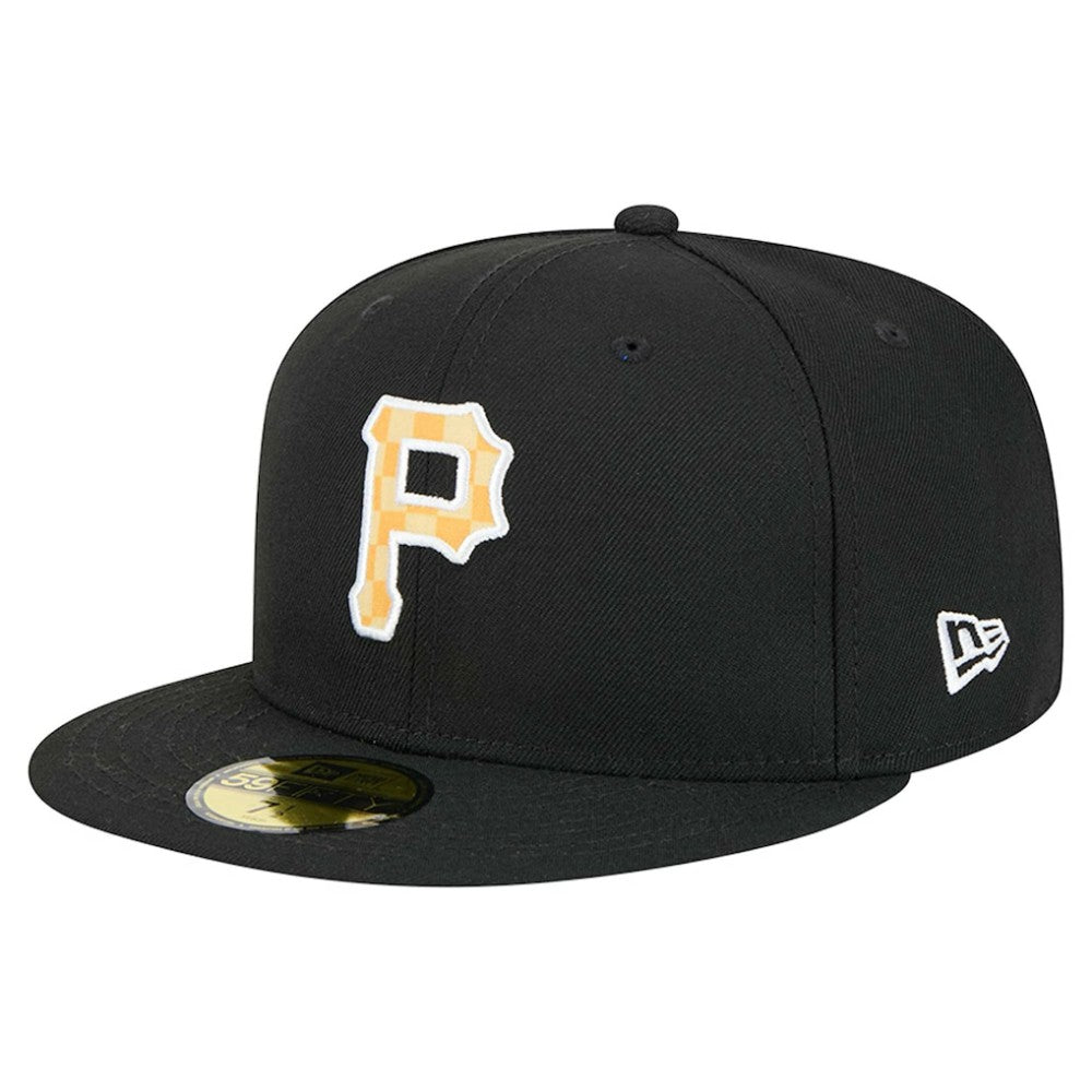 Pittsburgh Pirates New Era Checkered Undervisor 59FIFTY Fitted Hat | MLB For sale
