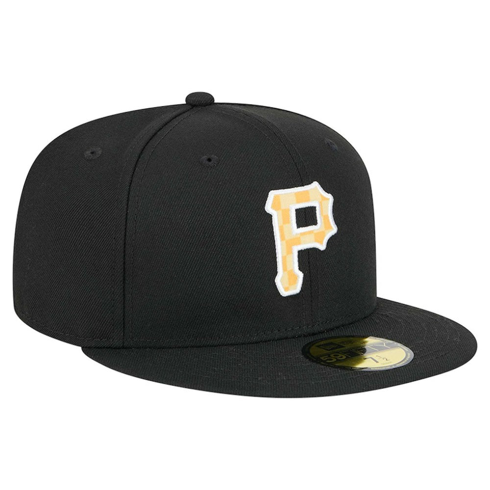 Pittsburgh Pirates New Era Checkered Undervisor 59FIFTY Fitted Hat | MLB For sale