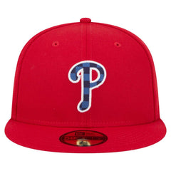 Philadelphia Phillies New Era Checkered Undervisor 59FIFTY Fitted Hat | MLB New