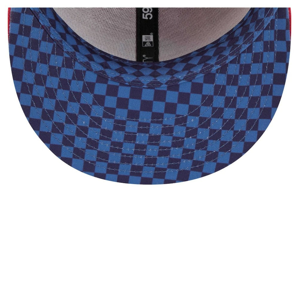 Philadelphia Phillies New Era Checkered Undervisor 59FIFTY Fitted Hat | MLB New