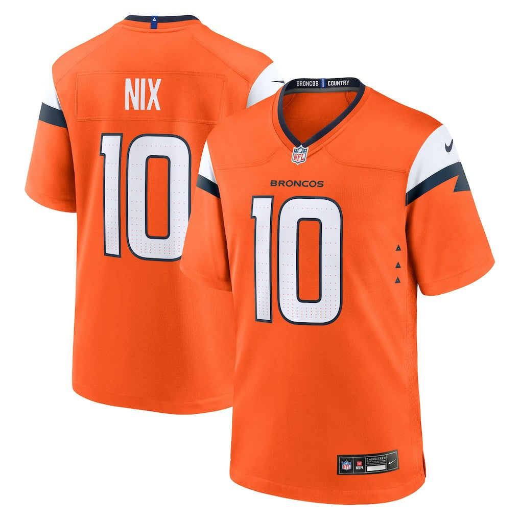 Denver Broncos Nike Bo Nix  Player Game Jersey