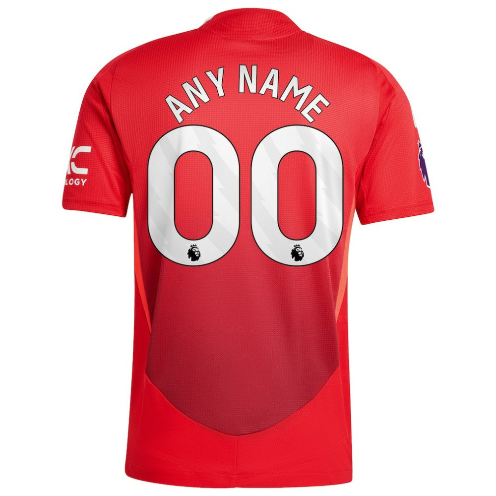 Manchester United 2024/25 Home Custom Jersey Red - Adidas