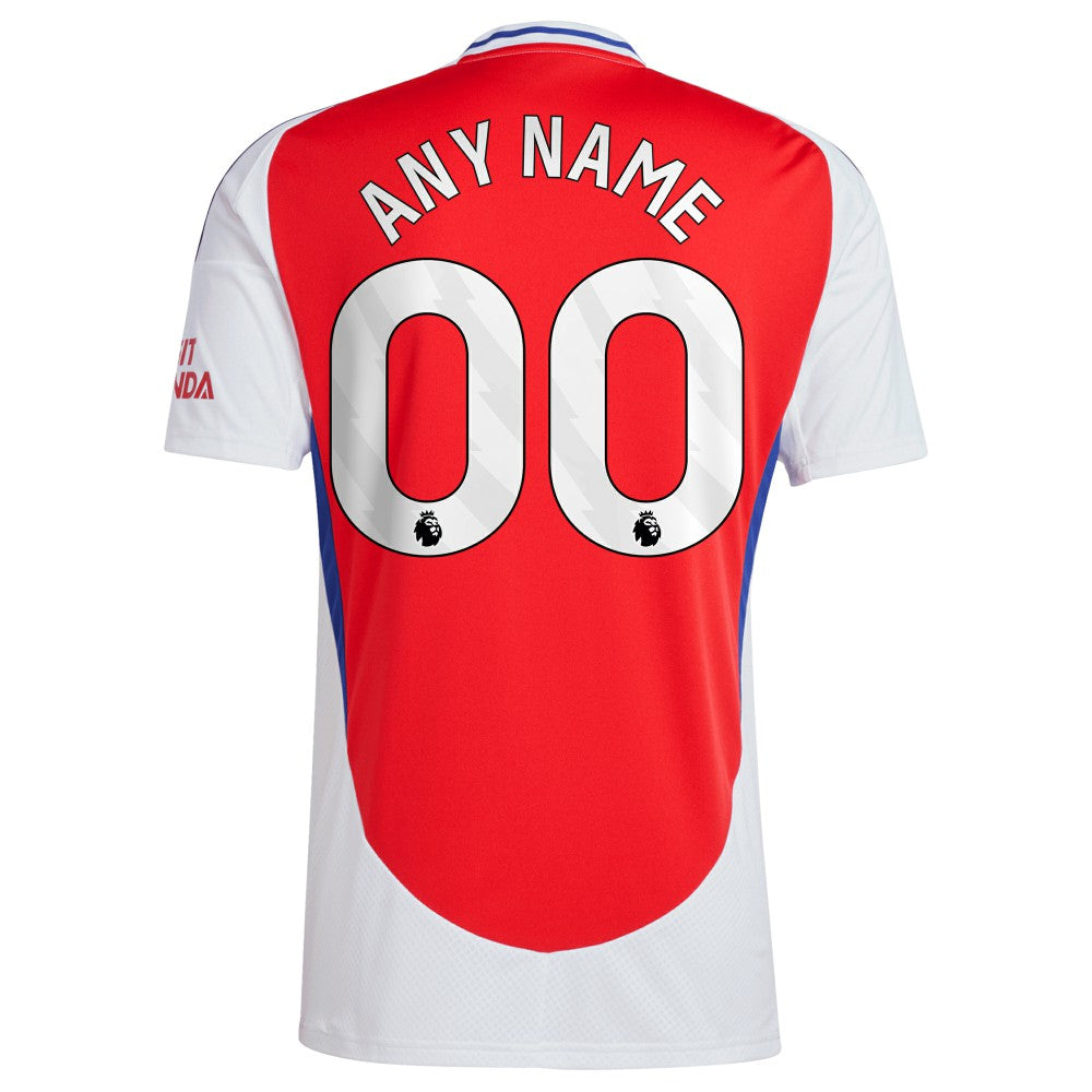 Arsenal 2024/25 Home Replica Custom Jersey – Red - Adidas