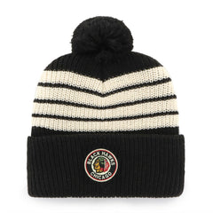 Chicago Blackhawks '47 Old Time Hockey Barn Cuffed Knit Hat with Pom Outlet