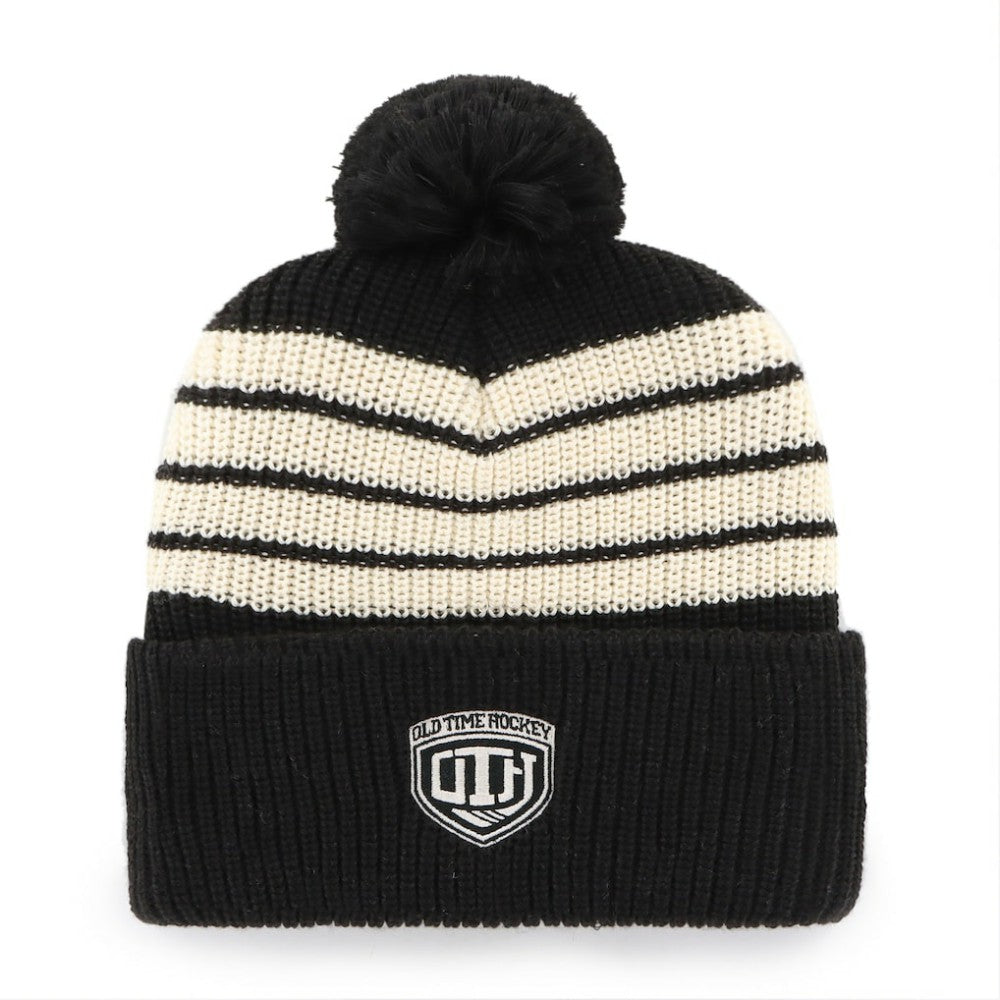 Boston Bruins '47 Old Time Hockey Barn Cuffed Knit Hat with Pom Online