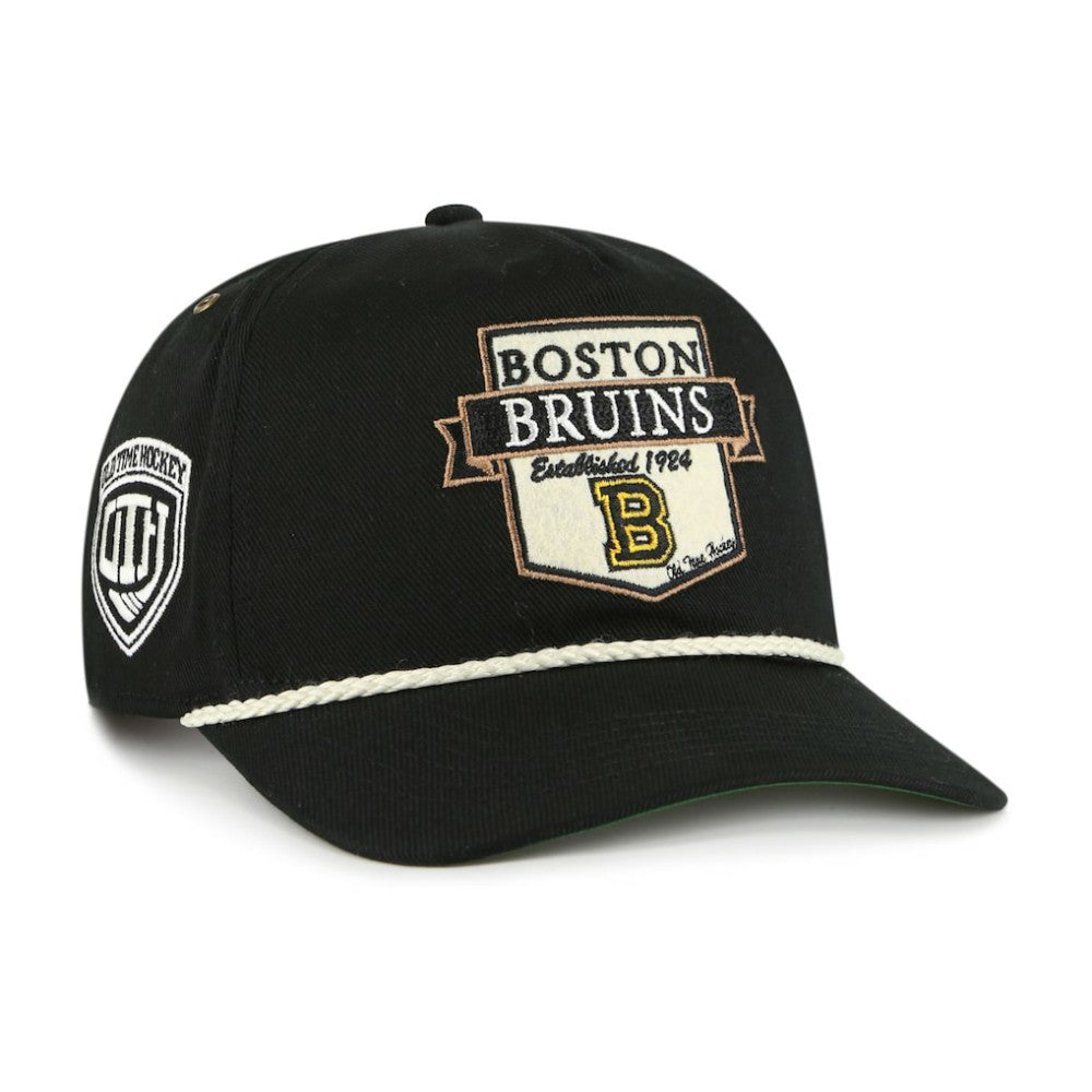 Boston Bruins '47 Old Time Hockey Rafter Sure Shot Hitch Adjustable Hat On Sale