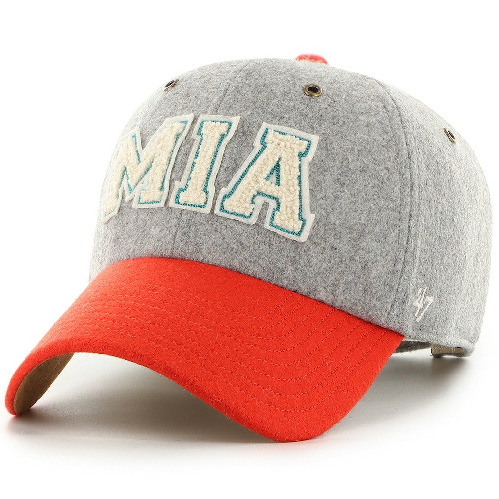 Miami Dolphins 47 brand Stoney Clover Lane x '47 Unisex Block Clean Up Adjustable Hat
