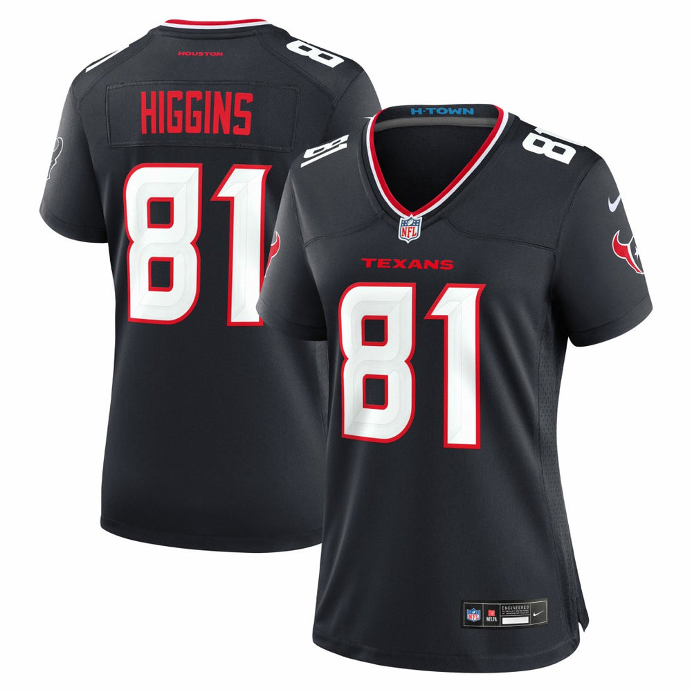 Houston Texans Nike Jayden Higgins  Women's Game Jersey