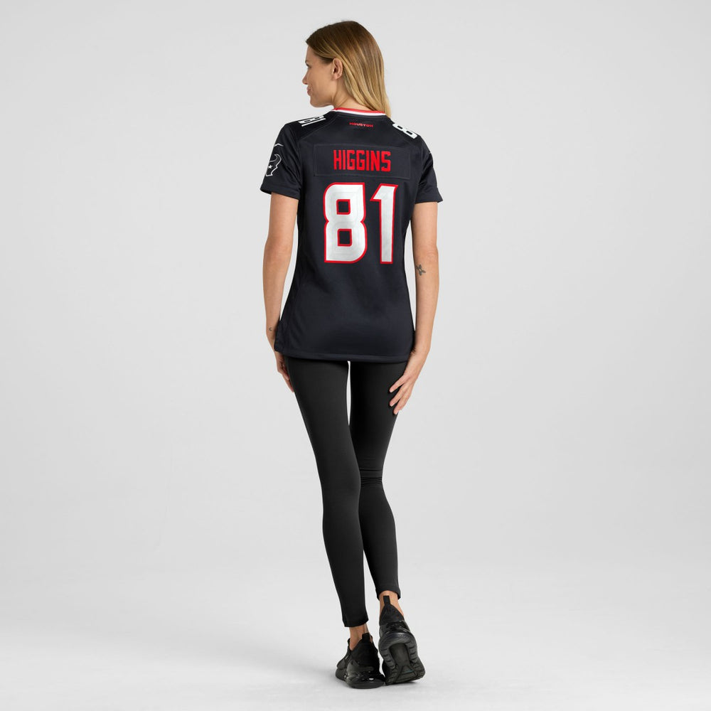 Houston Texans Nike Jayden Higgins  Women's Game Jersey