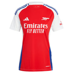 Arsenal Women's 2024/25 Home Replica Custom Jersey – Red - Adidas