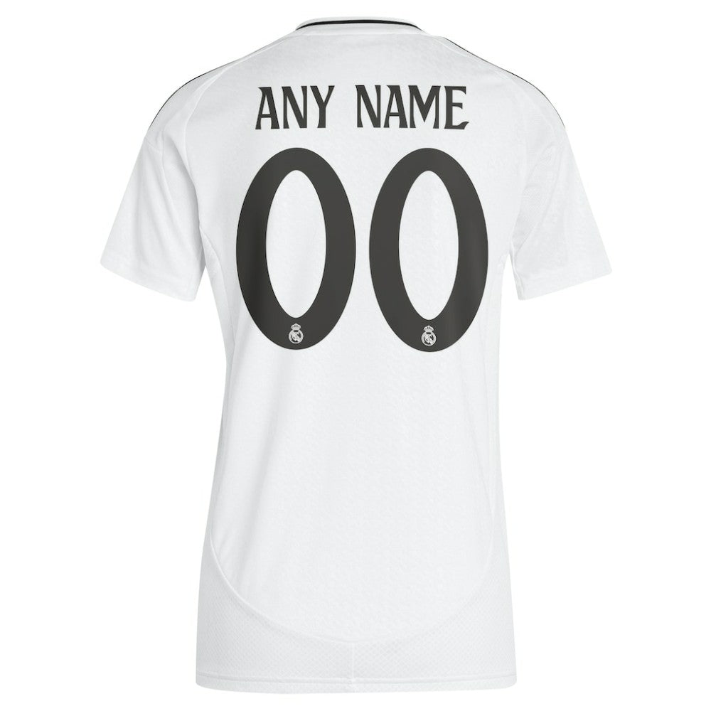 Real Madrid Women's 2024/25 Home Replica Custom Jersey White - Adidas