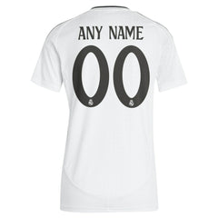 Real Madrid Women's 2024/25 Home Replica Custom Jersey White - Adidas