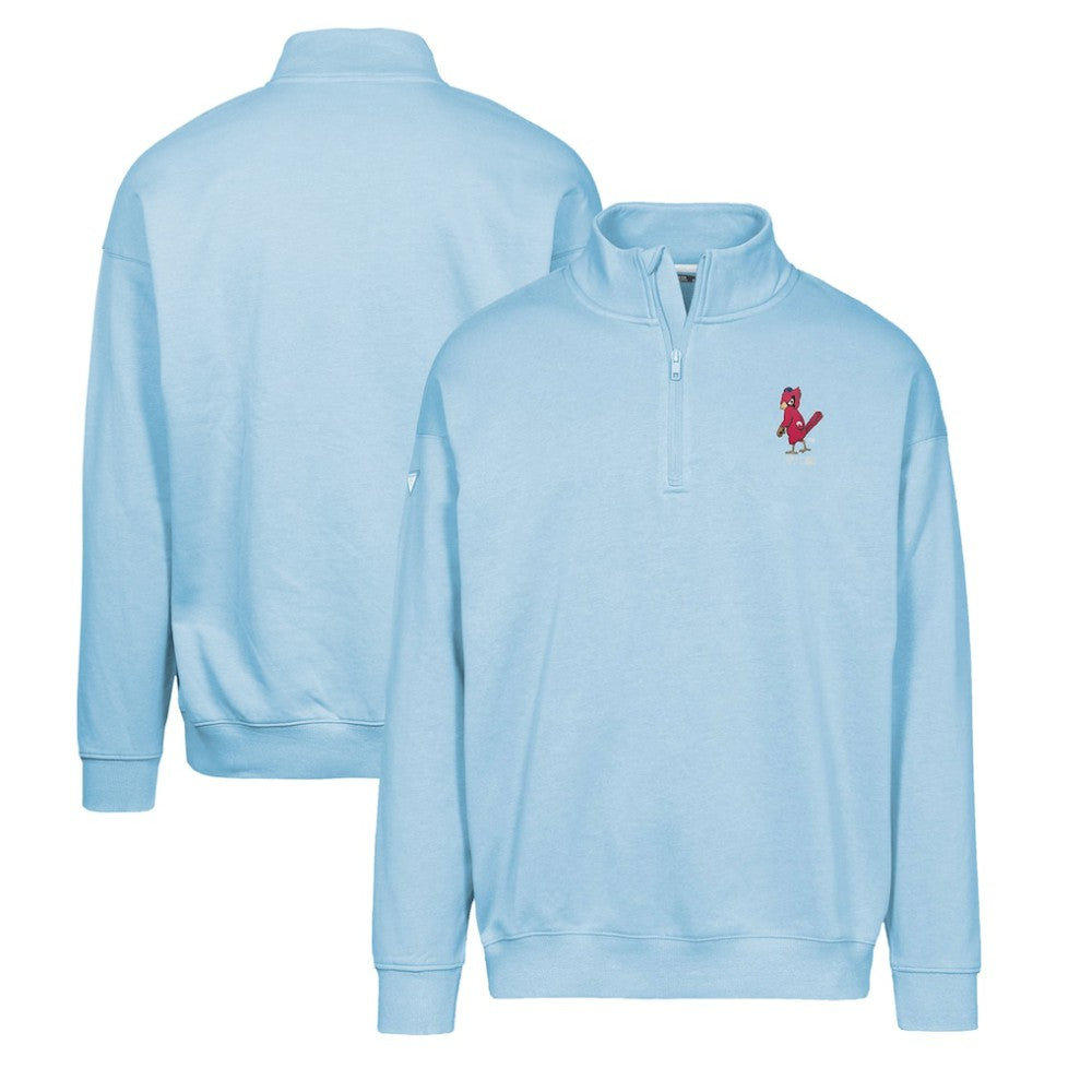 St. Louis Cardinals Levelwear Murray Core Logo Quarter-Zip Pullover Top | MLB Shop