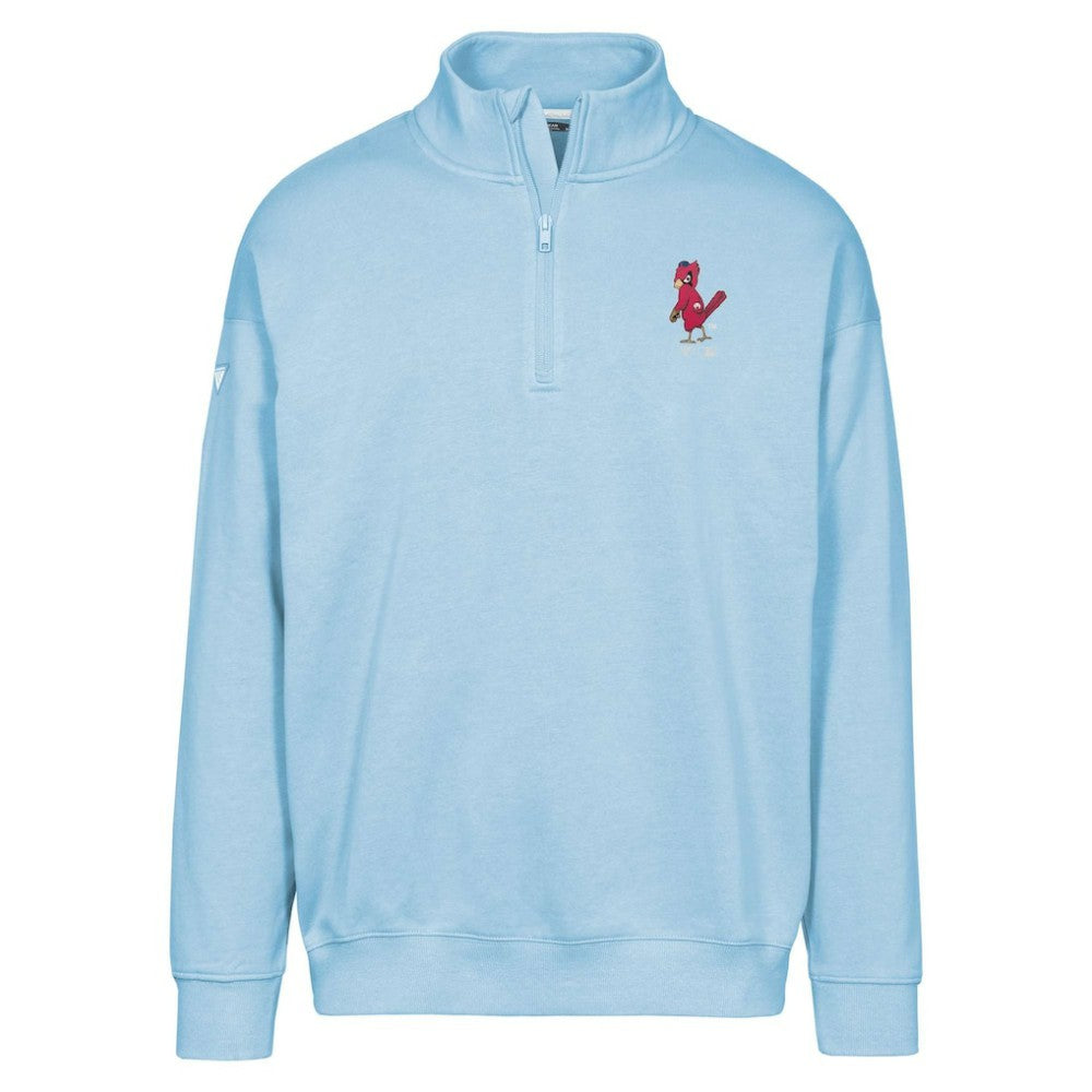 St. Louis Cardinals Levelwear Murray Core Logo Quarter-Zip Pullover Top | MLB Shop