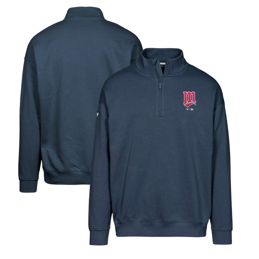 Minnesota Twins Levelwear Murray Core Logo Quarter-Zip Pullover Top | MLB Online