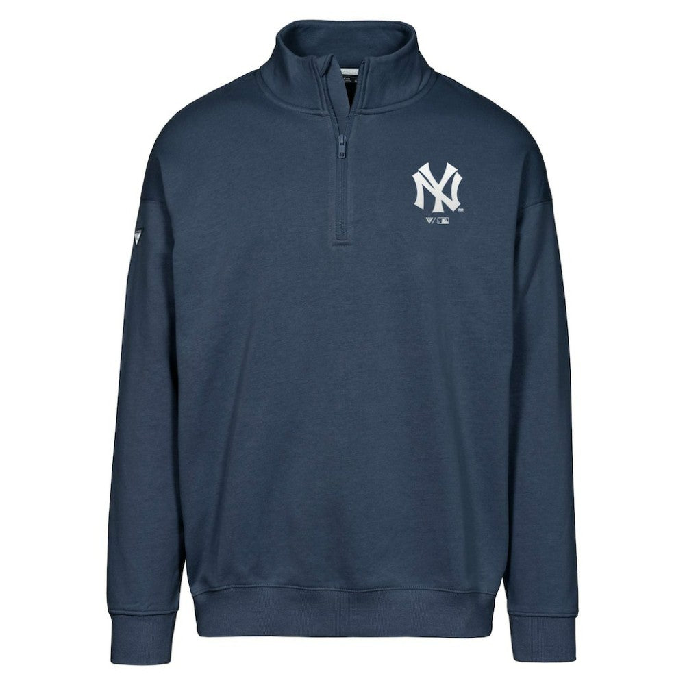 New York Yankees Levelwear Murray Core Logo Quarter-Zip Pullover Top | MLB Discount