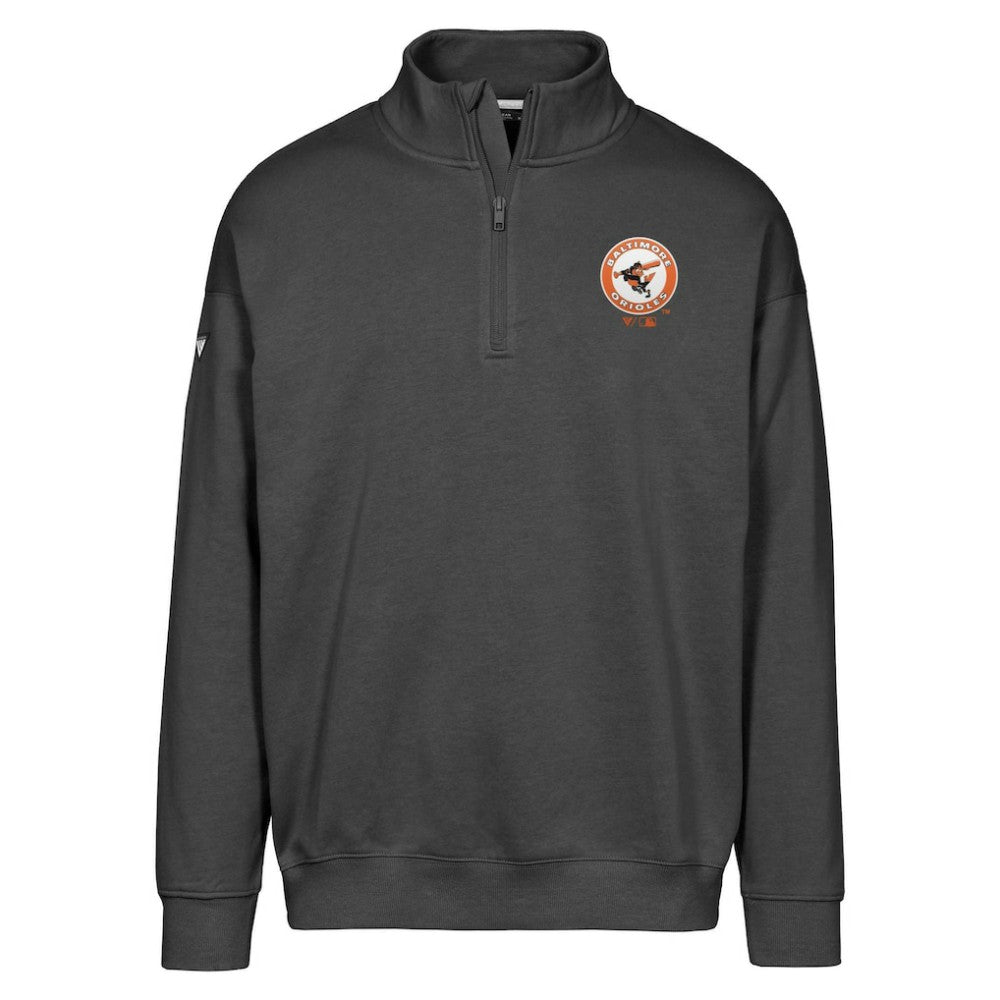 Baltimore Orioles Levelwear Murray Core Logo Quarter-Zip Pullover Top | MLB US
