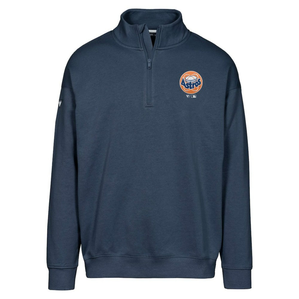 Houston Astros Levelwear Murray Core Logo Quarter-Zip Pullover Top | MLB Near me