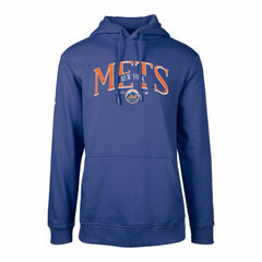 New York Mets Levelwear Cooperstown Collection Podium Retro Spellout Pullover Hoodie | MLB Near me