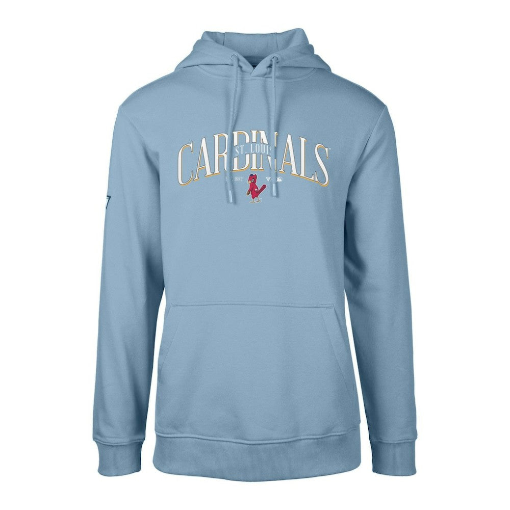 St. Louis Cardinals Levelwear Cooperstown Collection Podium Retro Spellout Pullover Hoodie | MLB Discount