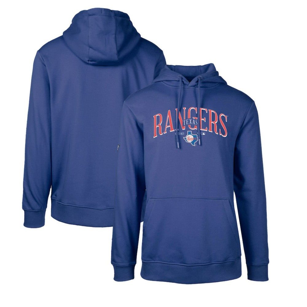 Texas Rangers Levelwear Cooperstown Collection Podium Retro Spellout Pullover Hoodie | MLB New