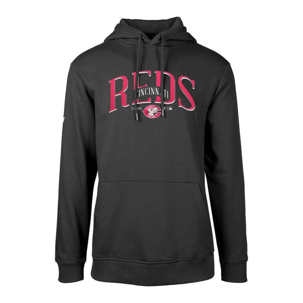 Cincinnati Reds Levelwear Cooperstown Collection Podium Retro Spellout Pullover Hoodie | MLB US