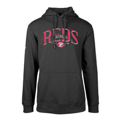 Cincinnati Reds Levelwear Cooperstown Collection Podium Retro Spellout Pullover Hoodie | MLB US