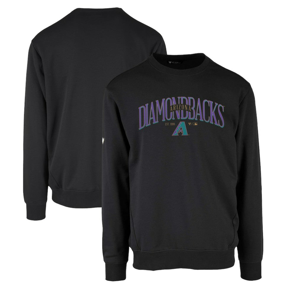 Arizona Diamondbacks Levelwear Zane Cooperstown Collection Retro Spellout Pullover Sweatshirt | MLB Discount