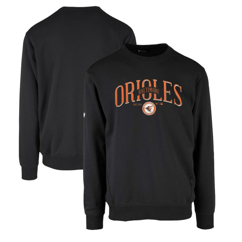 Baltimore Orioles Levelwear Zane Cooperstown Collection Retro Spellout Pullover Sweatshirt | MLB Discount