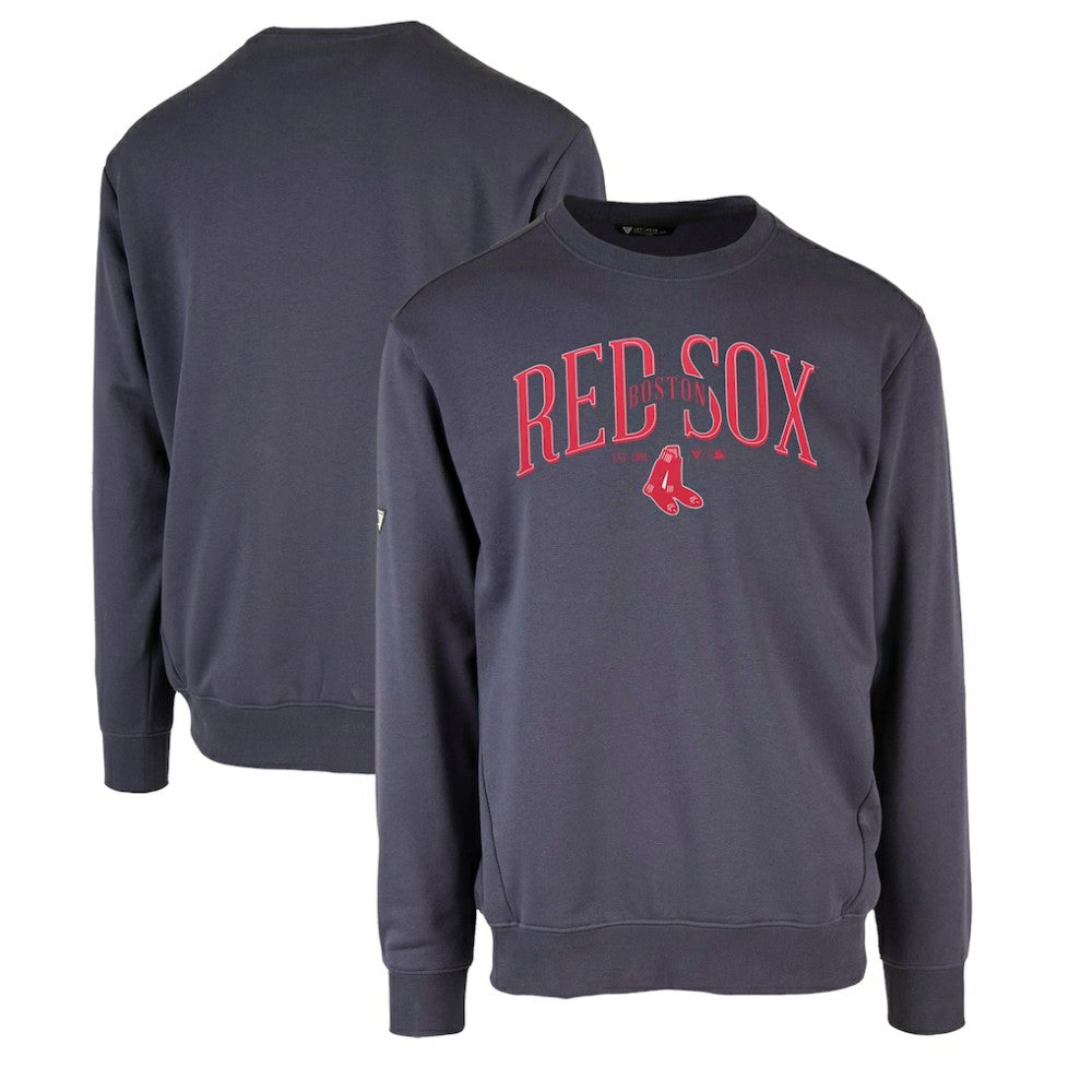 Boston Red Sox Levelwear Zane Cooperstown Collection Retro Spellout Pullover Sweatshirt | MLB Online
