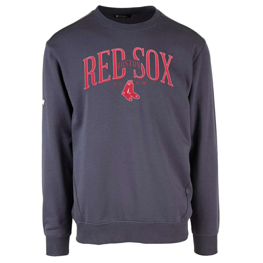 Boston Red Sox Levelwear Zane Cooperstown Collection Retro Spellout Pullover Sweatshirt | MLB Online