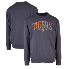 Detroit Tigers Levelwear Zane Cooperstown Collection Retro Spellout Pullover Sweatshirt | MLB Outlet