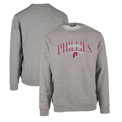 Philadelphia Phillies Levelwear Zane Cooperstown Collection Retro Spellout Pullover Sweatshirt | MLB US